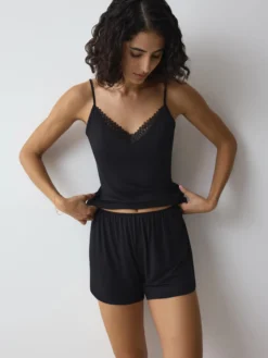 AURA SPOTLIGHT Top with spaghetti straps
