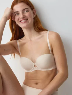 COMFORT CONTOUR Wired padded bra with detachable straps