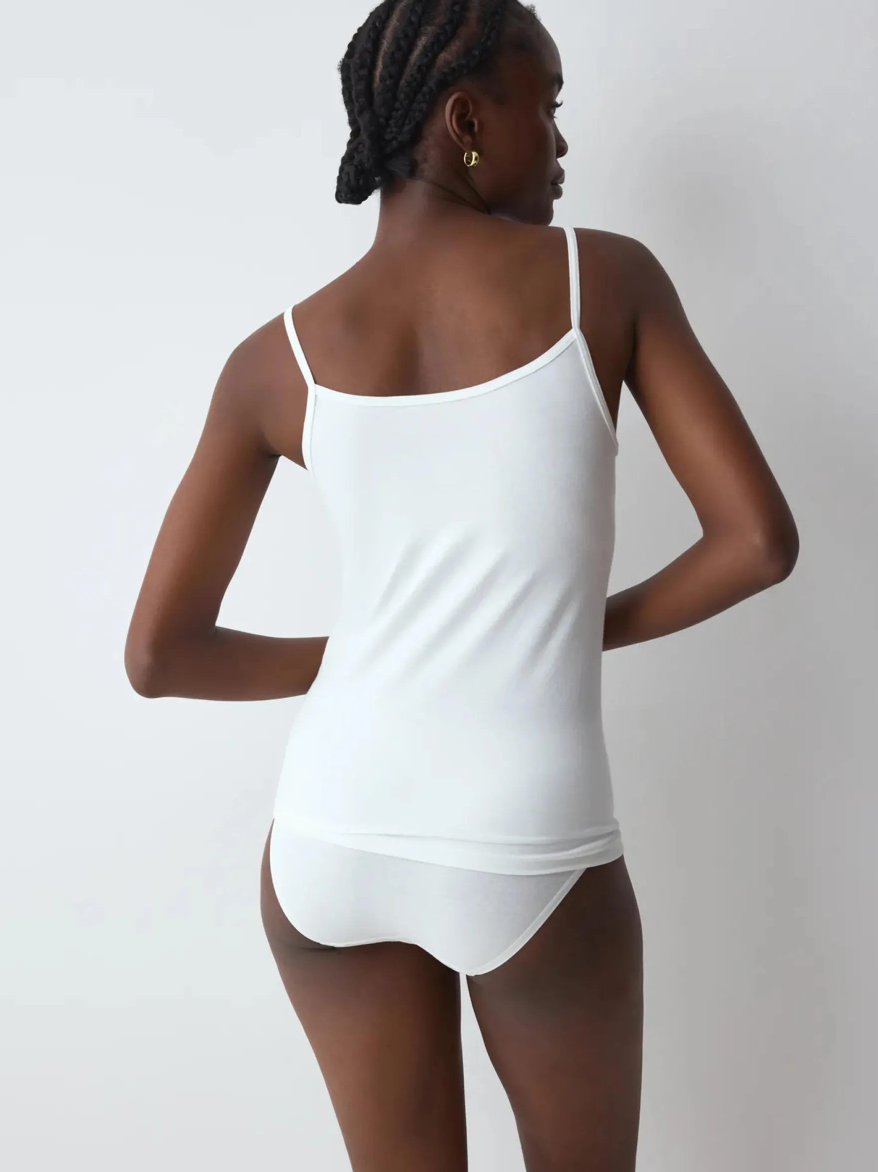 FEEL OF COTTON Top with spaghetti straps