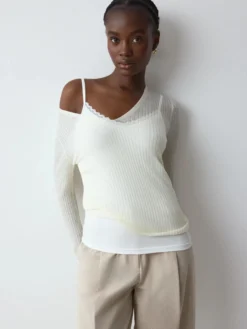 FEEL OF COTTON Top with spaghetti straps