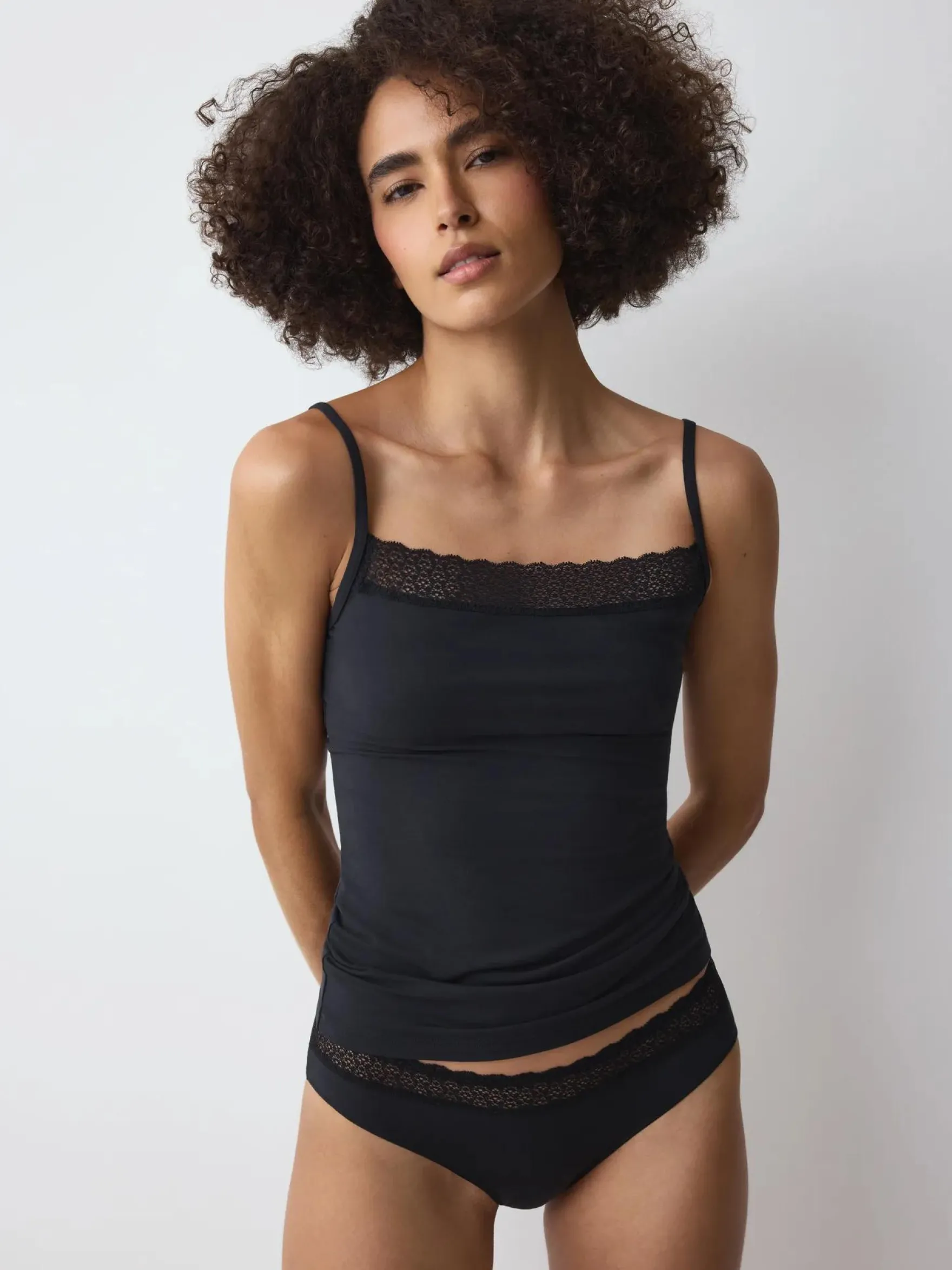 FEEL OF MODAL Top with spaghetti straps