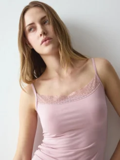 FEEL OF MODAL Top with spaghetti straps