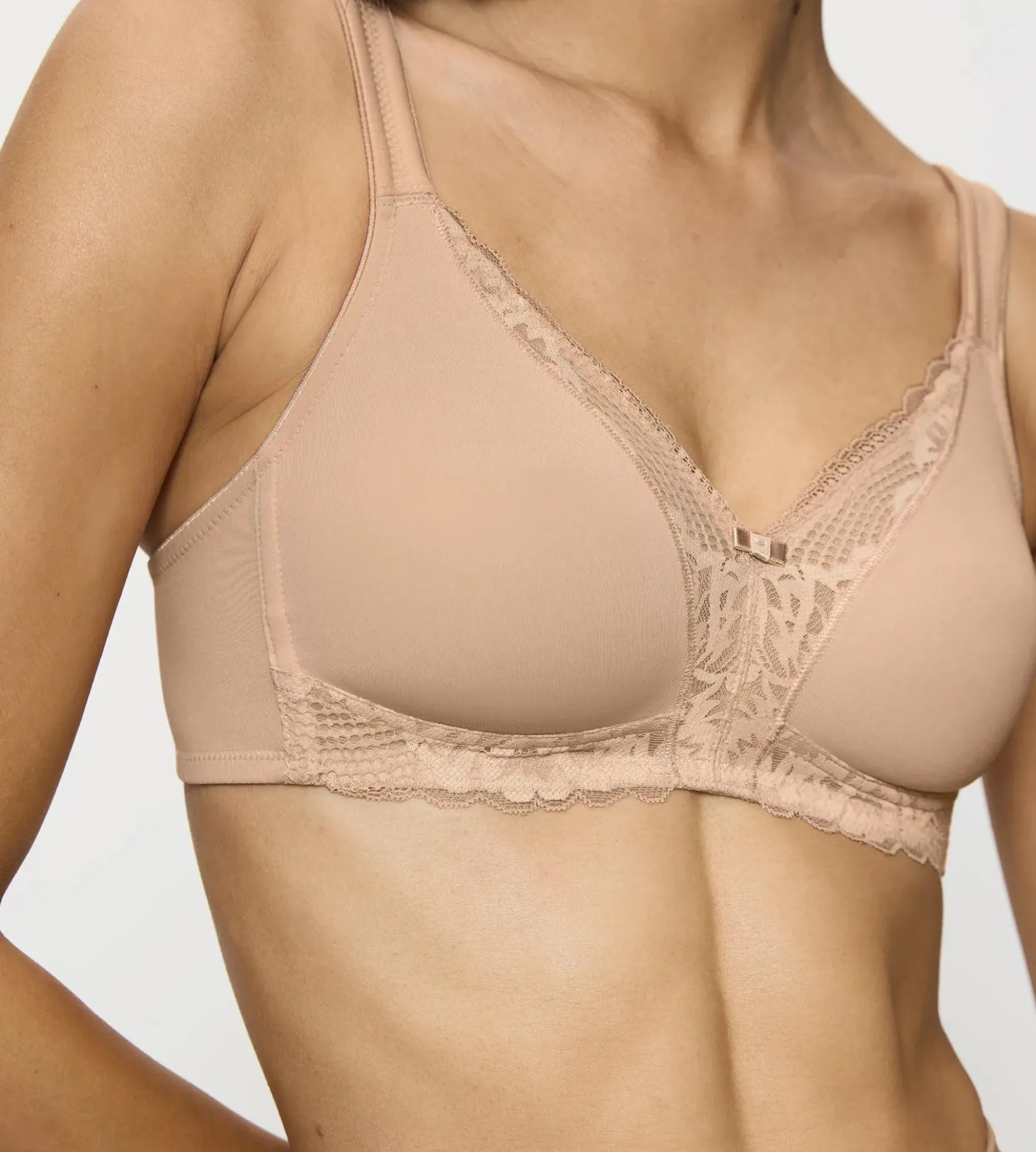 MODERN LACE+COTTON Non-wired bra