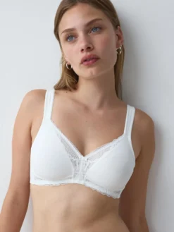 MODERN LACE+COTTON Non-wired bra