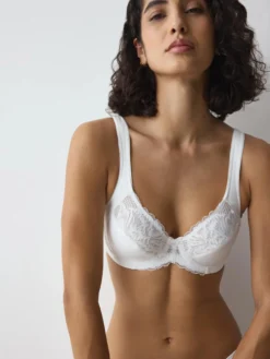 MODERN LACE+COTTON Wired bra