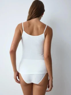 SENSE OF COTTON Top with spaghetti straps