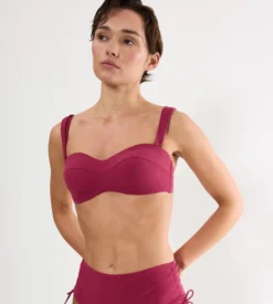 SUMMER ALLURE Padded bikini top with detachable straps