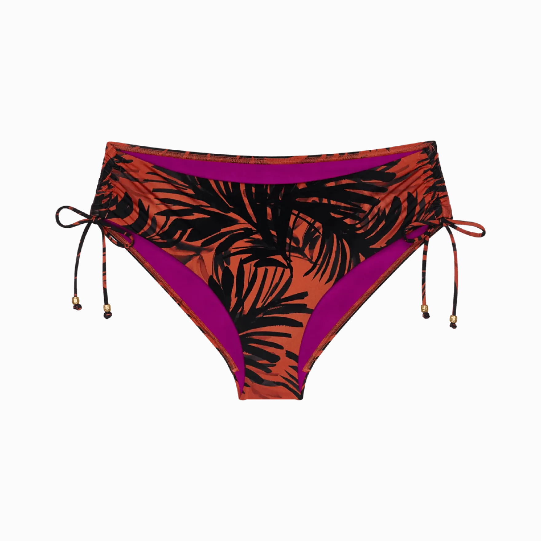 SUMMER PALM Midi bikini bottoms