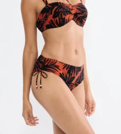 SUMMER PALM Midi bikini bottoms