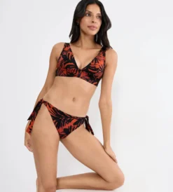 SUMMER PALM Tai bikini bottoms