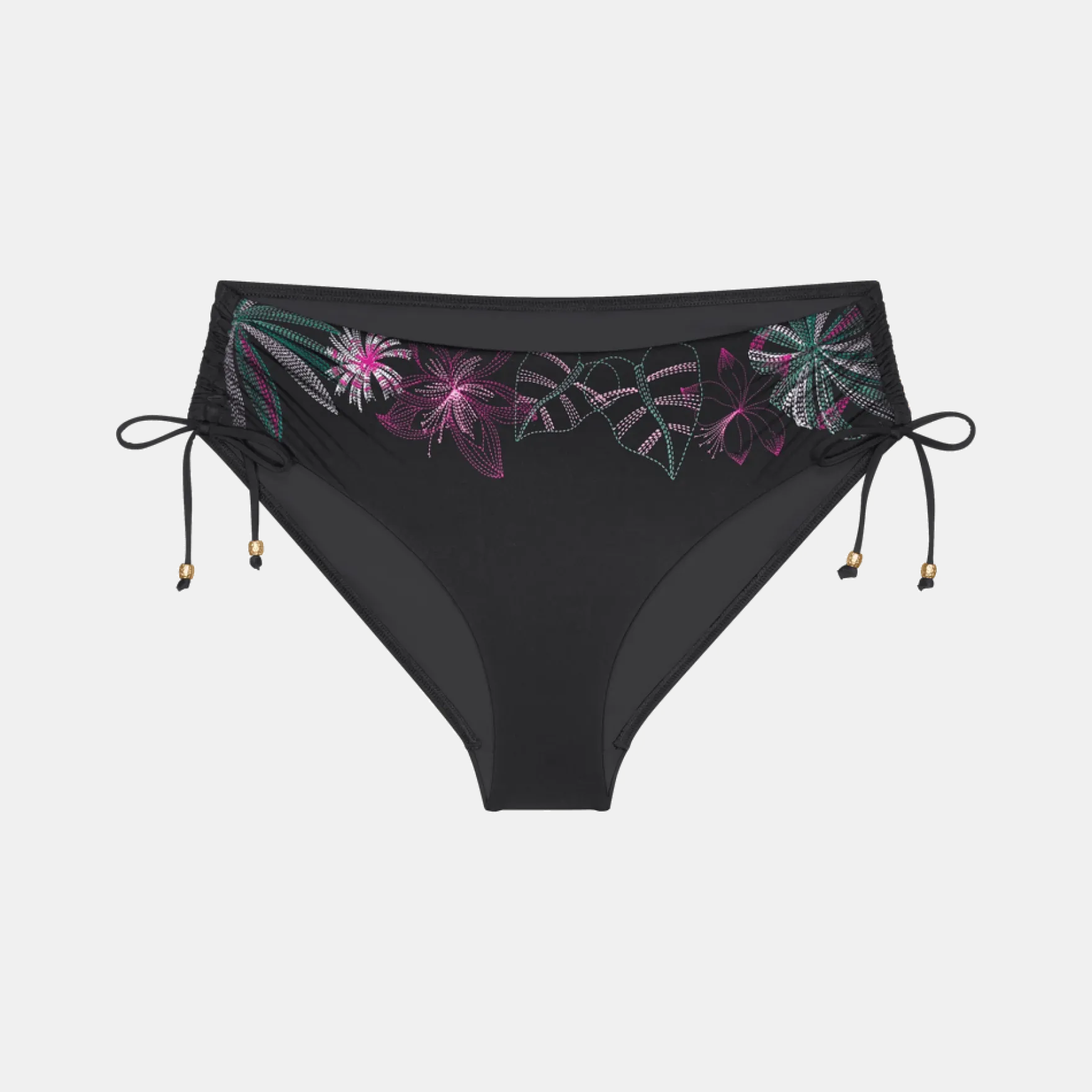 SUMMER TROPICS Midi bikini bottoms