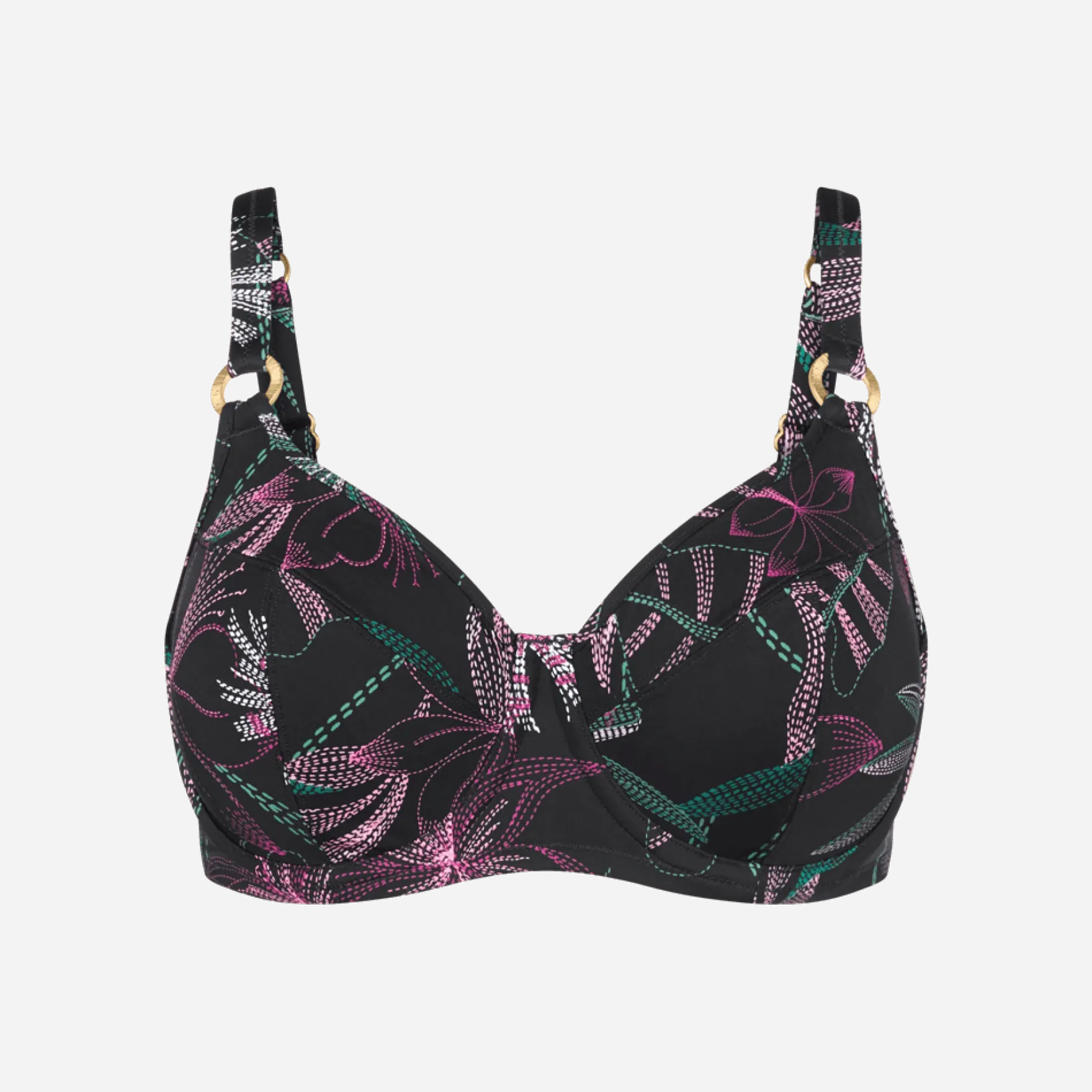 SUMMER TROPICS Minimizer bikini top