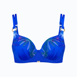 SUMMER TROPICS Wired bikini top with padded cups
