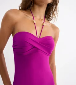 SUMMER TWIST Bandeau swimsuit