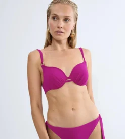 SUMMER TWIST Wired bikini top with padded cups
