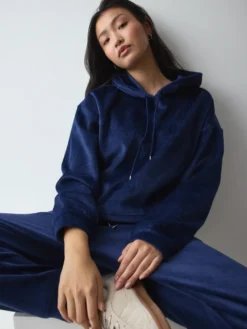 VELOUR RIB Hoodie