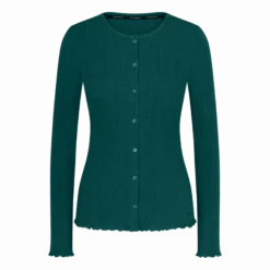 VERSATILE RIB Long-sleeve cardigan