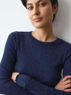 VERSATILE RIB Long-sleeve top