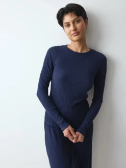 VERSATILE RIB Long-sleeve top