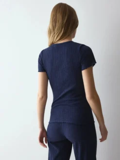 VERSATILE RIB Short-sleeve top