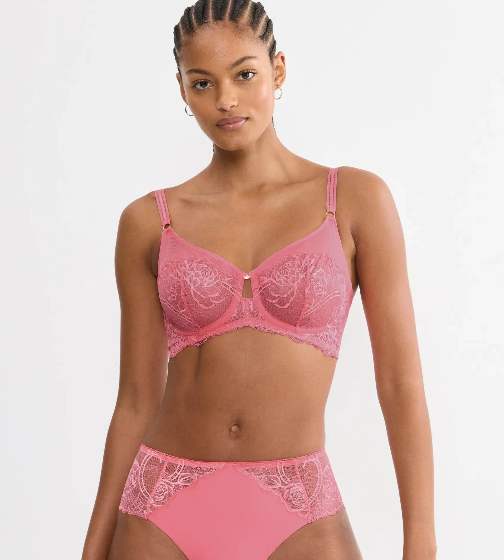 WILD PEONY FLORALE Minimizer bra